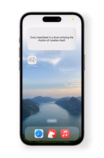Affirmations screenshot