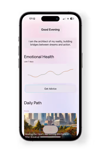 Art of the Mind App Home Screen
